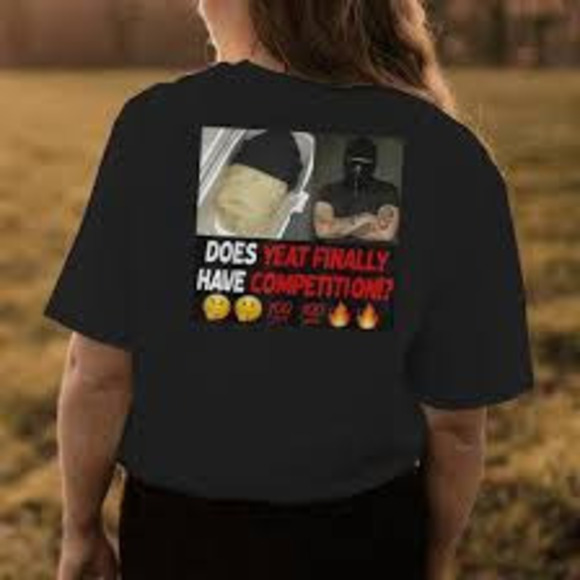 Tops - Does Yeat Finally Have Back Print T-shirt